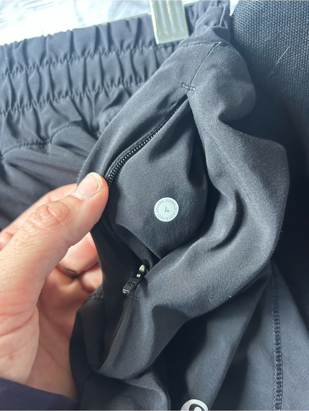 lululemon athletica Black Women's Athletic Shorts - Lightweight Run Shorts - Picture 4 of 4